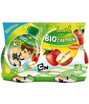 BOOWL - BEN 10 BOISSON RAFRAÎCHISSANTE POMME BIPACK 2 X 33 CL