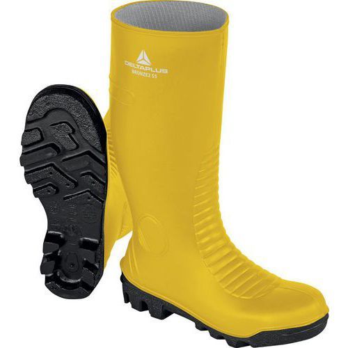 BOTTE PVC BRONZE2 S5 JAUNE 44 - BRON2S5JA44 - DELTA PLUS