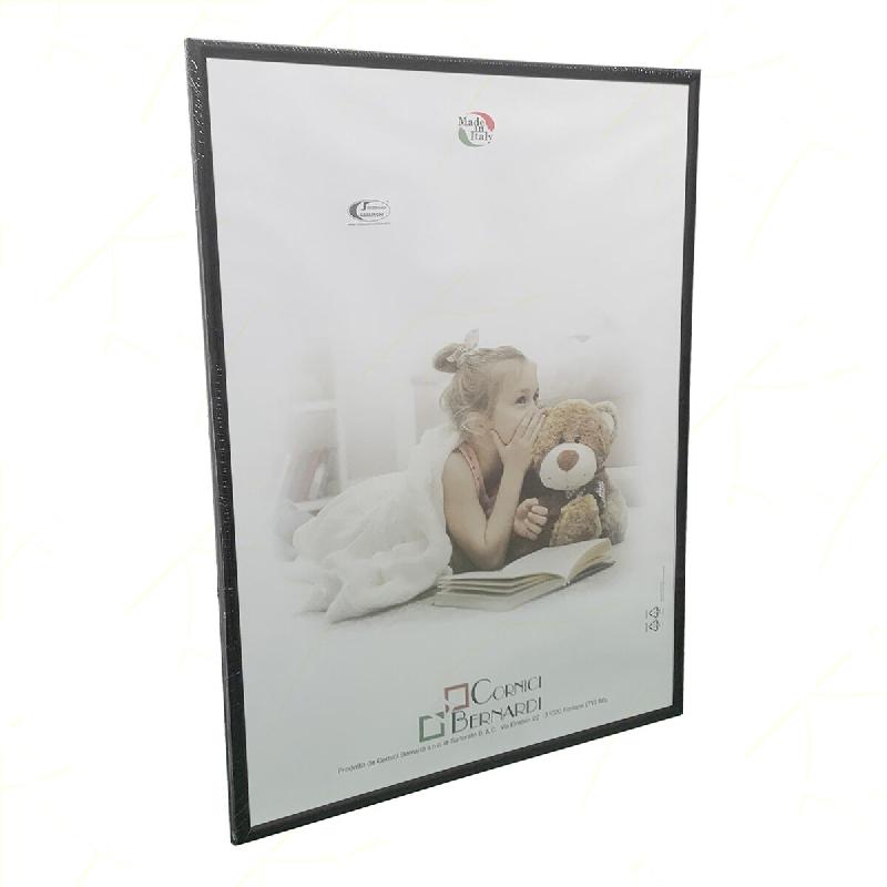 Cadre incurvé moderne Sicignano 35x50 cm en bois noir - noir Bois massif 8050054389479_0