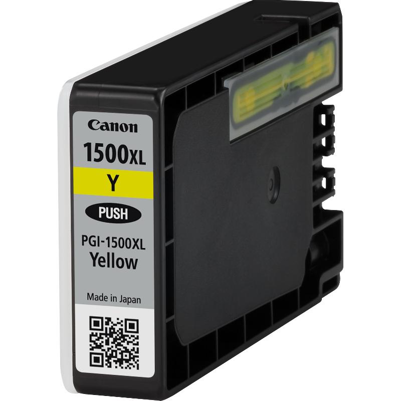 Canon Cartouche d'encre jaune haut rendement PGI-1500XL_0