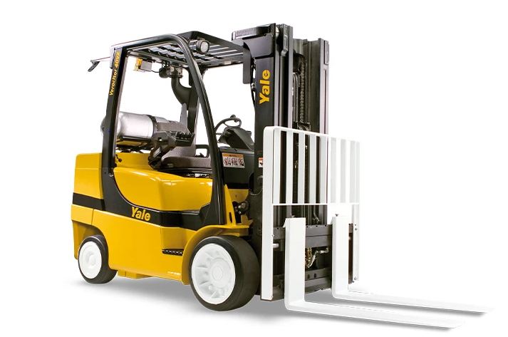 Chariot élévateur thermique GPL sur bandages - Yale GLC40-55VX - capacité de levage 4000 à 5500 kg_0