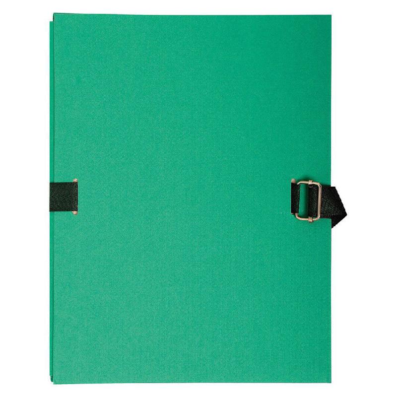 CHEMISE EXTENSIBLE A RABAT EXACOMPTA - COLORIS VERT