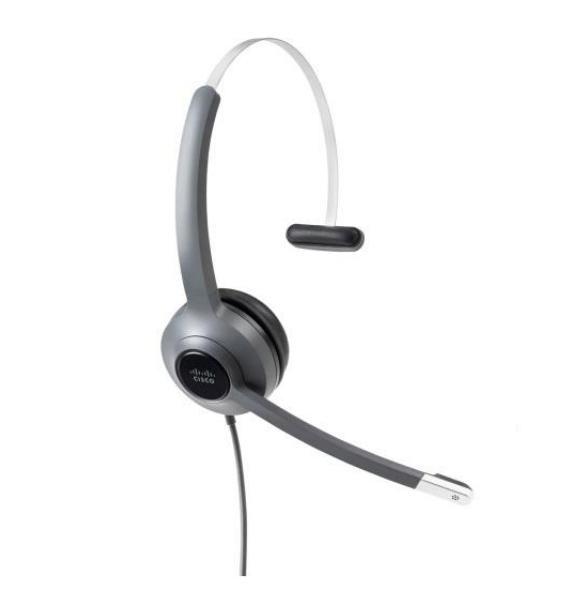 Cisco 521 Casque Avec fil Arceau Bureau/Centre d'appels Noir, Gris_0