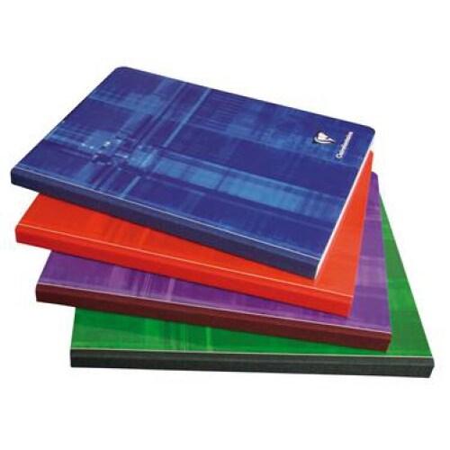 Clairefontaine Lot de 5 Cahier Metric 17x22, 288p./144 feuilles 90 g/m² brochure dos toilé, Séyès - 3329680976106_0