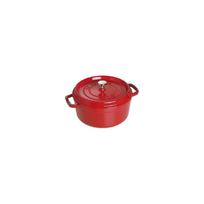 Cocotte ronde Gamme Pro fonte émaillée cerise 24 cm Zwilling - fonte 166323_0