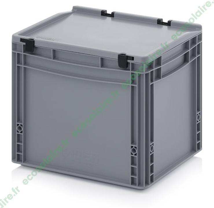 Coffre à batterie en polypropylène 400x300x335 mm - sans aération, résistant à la corrosion_0