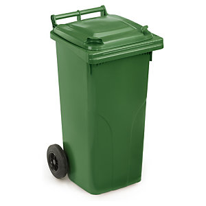 CONTENEUR À DÉCHETS COULEUR 2 ROUES 240 L VERT