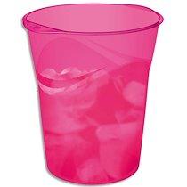CORBEILLE À PAPIER HAPPY 280H ROSE INDIEN, CAPACITÉ 14 LITRES - DIM : L29 X H33,4 X P30,5 CM - LOT DE 3