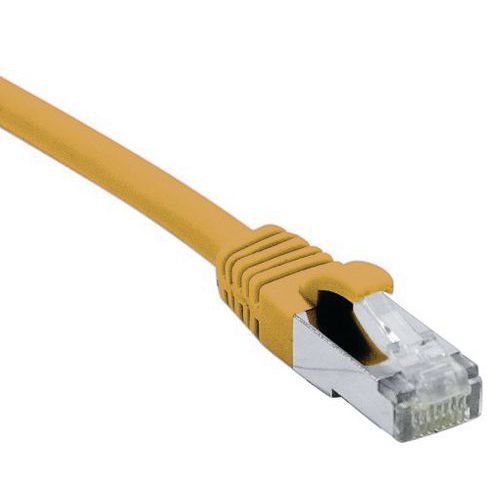 CORDON RJ45 CATÉGORIE 6A F/UTP LSOH SNAGLESS ORANGE - 15 M