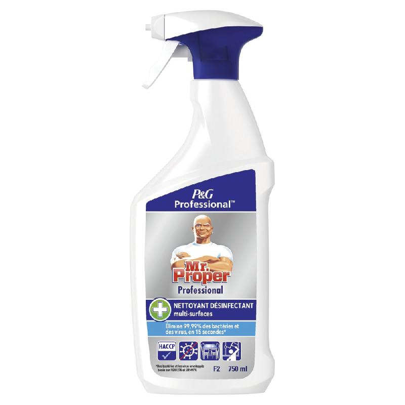 DÉSINFECTANT MULTI-USAGES NETTOYANT HACCP 4 EN 1 MR PROPRE 750 ML