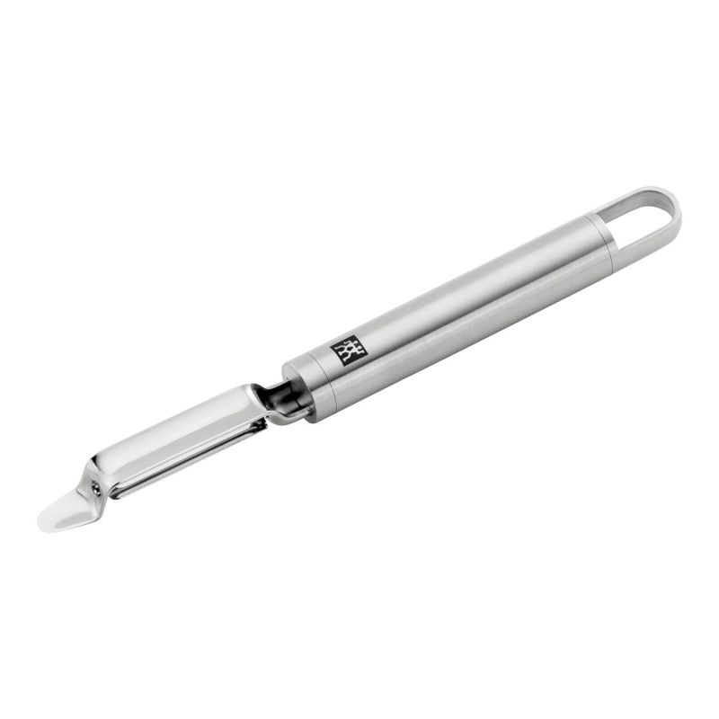 Éplucheur inox 18/10 - Zwilling Staub France - manche ergonomique 12,50 cm - design Matteo Thun et Antonio Rodriguez_0