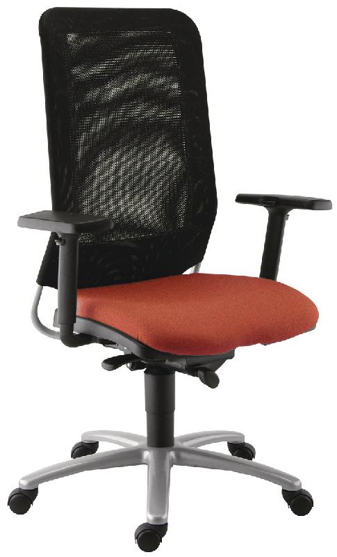 FAUTEUIL DE BUREAU DIAZ CONTACT SYNCHRONE PIÈTEMENT ALU ASSISE COLORIS CORAIL - MANUTAN COLLECTIVITÉS
