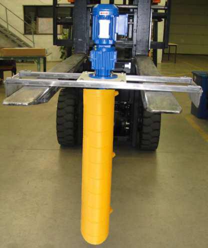 Fourreau Ø300mm - 1265mm pour arbre et pales d'agitateur - Référence 070862_0