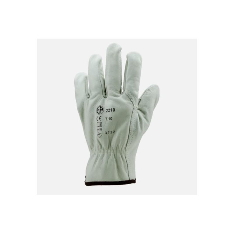 Gants de manutention - maîtrise tout fleur vachette beige - MO2210/MO2230_0