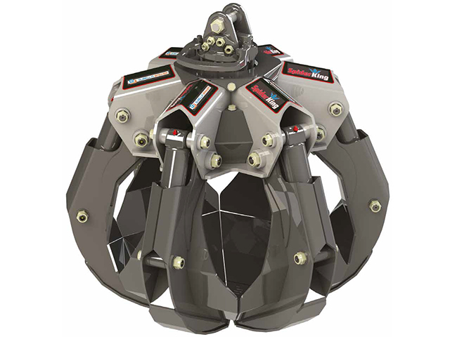 Grappin hydraulique pour camion - Spécial ferraille - Charge jusqu'à 3 tonnes - SpiderKing SHT_0