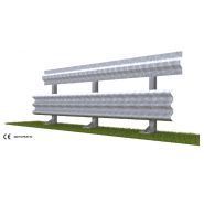 H4-W3 3 ondes - Glissière de sécurité Marcegaglia Buildtech - Barrière pour terre-plein central et bordure de pont_0