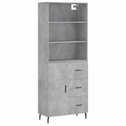 Helloshop26 - Buffet bahut commode armoire meuble de rangement organisateur cuisine salle de séjour salon haut 69,5 x 34 x 180 cm 02_0034564 - 300021_0
