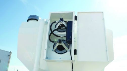 Silo de stockage horizontal - FIORI GROUP HS 35.0 - 35,0 m3 - Transport facile pour ciment, chaux, etc._1