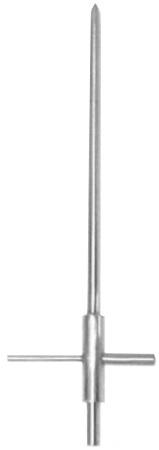 TUBE DE PITOT TYPE L DROIT, DIAM. 6 MM, LONGUEUR 800 MM - KIMTPLD06800