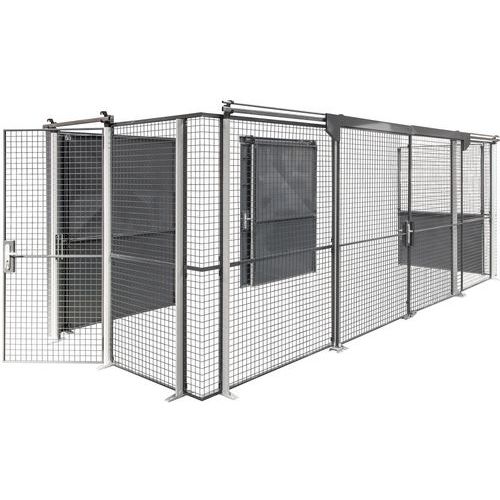 KIT CLOISON GRILLAGEE LXPXH :2000X300 0X2200MM