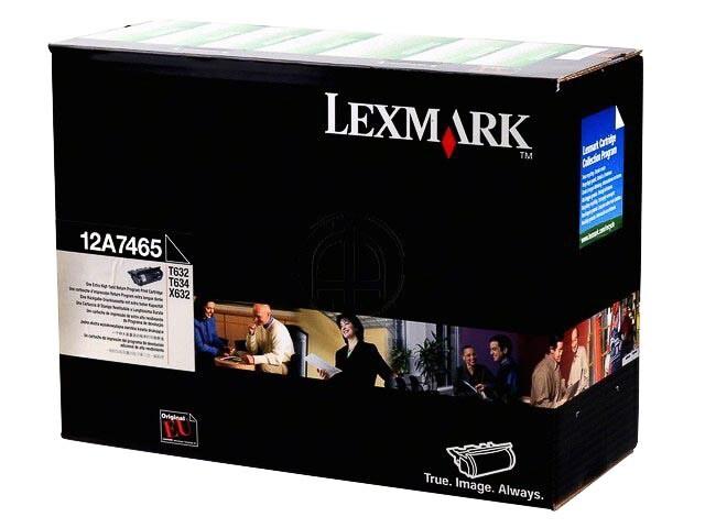 Lexmark Toner Noir 12A7465 - noir 000000120035440096_0