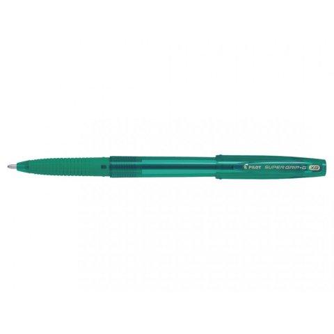 LOT DE 17 - STYLO-BILLE PILOT SUPER GRIP G CAP POINTE EXTRA LARGE COLORIS VERT