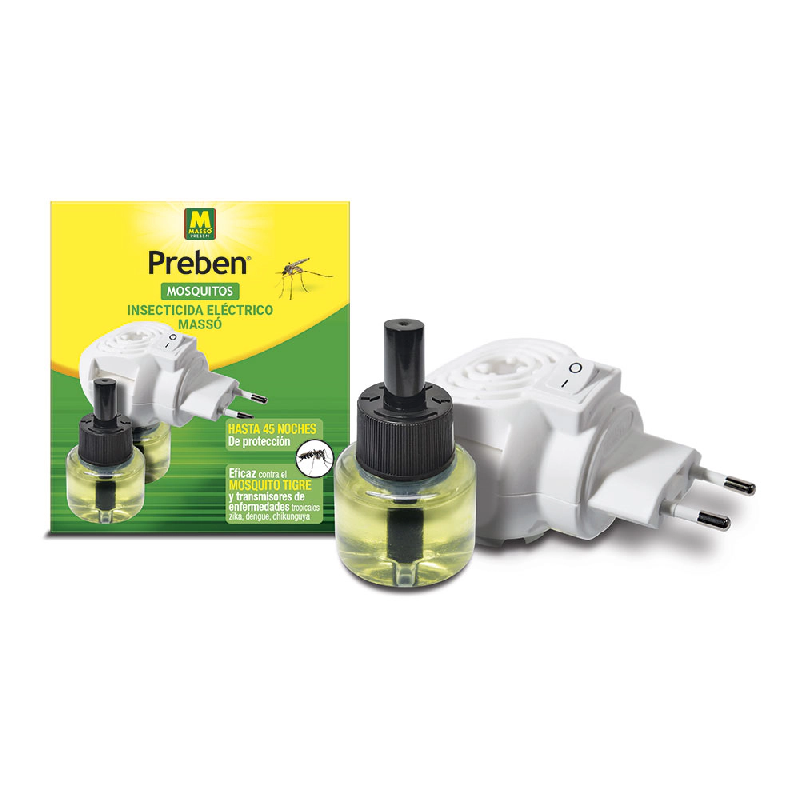 MASSÓ - Insecticide électrique contre les moustiques 33Ml + recharge Preben 231603 Massó - 8424084020105_0