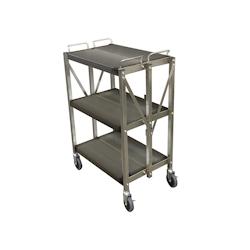 MATERIEL CHR PRO desserte inox pliable 3 niveaux inox 880x930x930mm - 685071773192_0