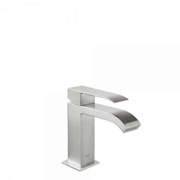 MITIGEUR LAVABO AVEC BEC CASCADE ACIER - TRES 00610101AC