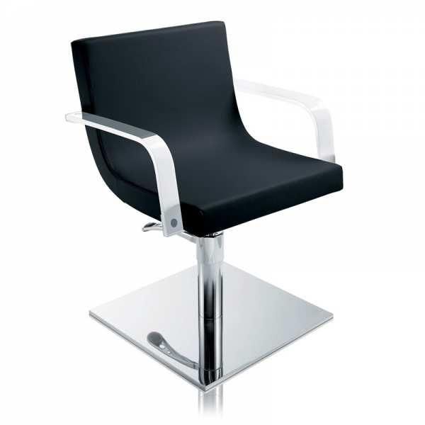 Fauteuil de coiffure - iChair FB 110 WQ avec accoudoirs en plexiglas et pompe hydraulique blocable_0