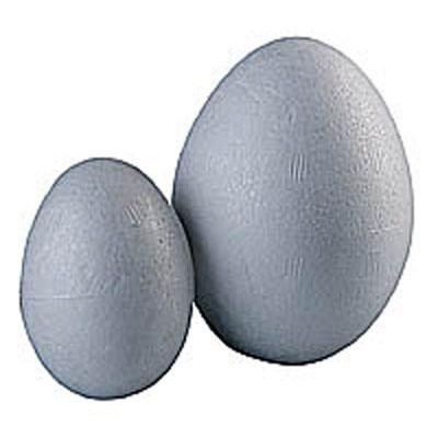 OEUFS EN STYROPER 6 CM ECOLE - LOT DE 25