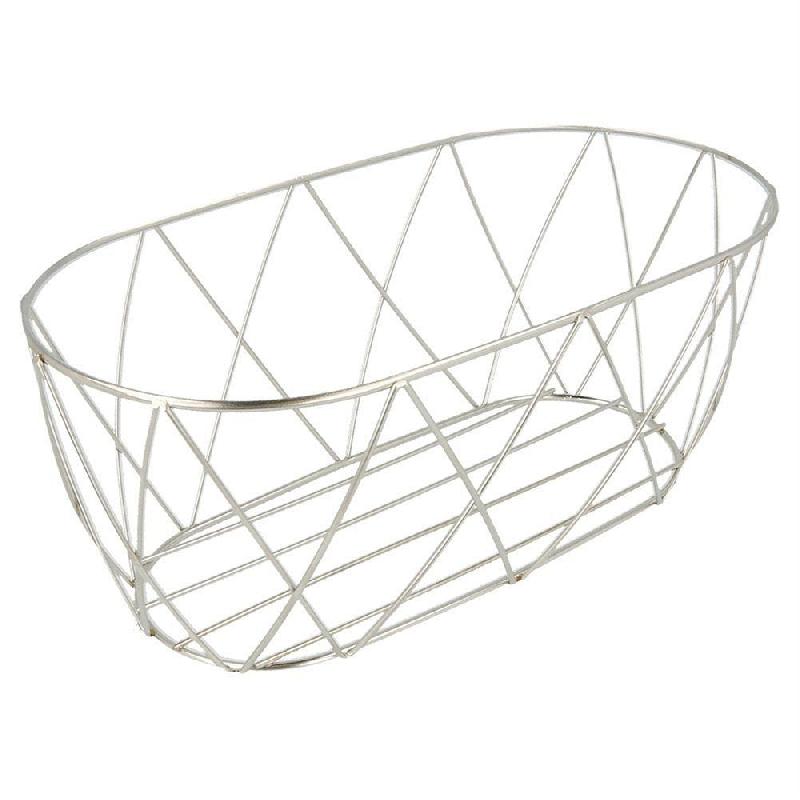 Panier finger food Toscane en inox 25,5x12,7x10,2cm - par 12_0