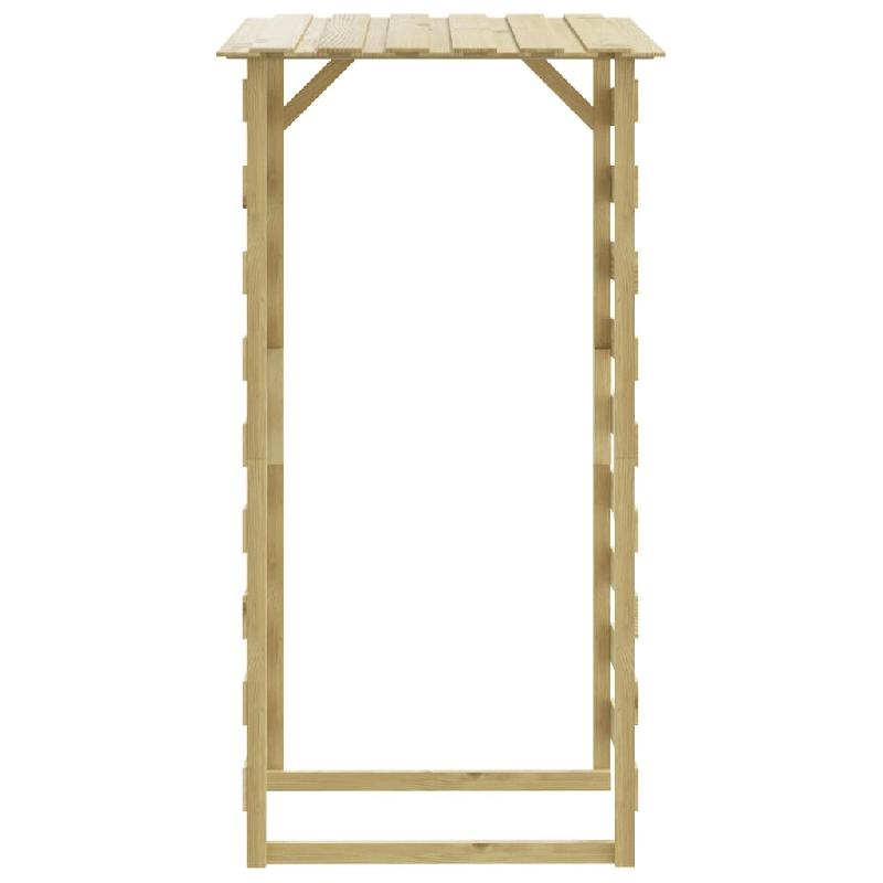 Pergolas avec toits 4 pcs 100x90x200 cm Bois de pin imprégné Modèle Vega Executive Minimal - 8720286853535_0