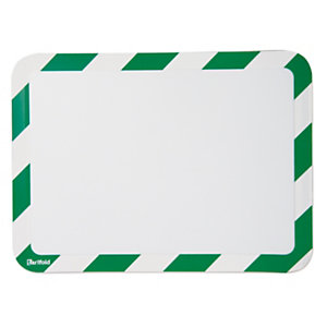 POCHETTE AVEC DOS ENTIÈREMENT MAGNÉTIQUE VERT ET BLANC