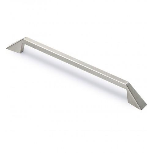 POIGNÉE DE MEUBLE EN MÉTAL RIGHT - FINITION NICKELÉ MAT - ENTRAXE 192 MM ESTAMP