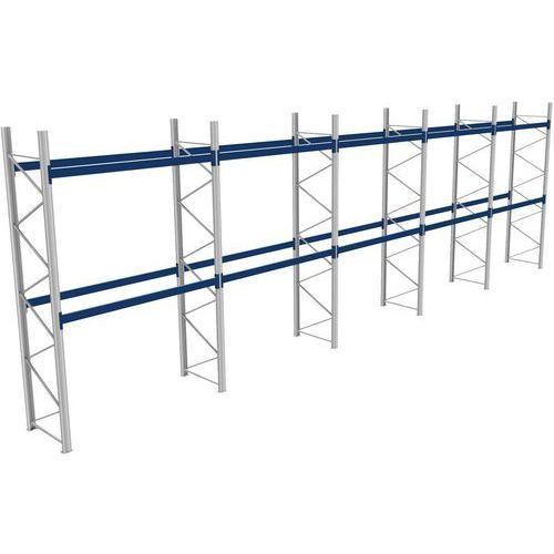 RACK 1 DÉPART + 4 SUIVANTS LXLXH 2700X14300X4500 1000KG 3 NIV - BITO