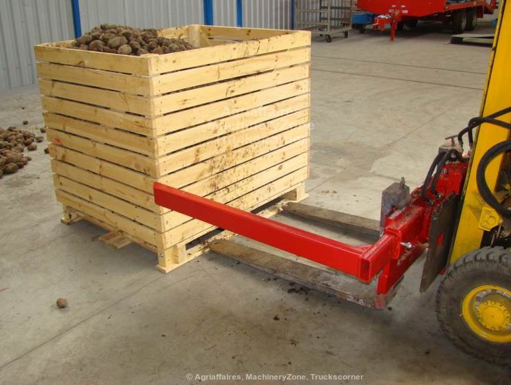 Retourneur de palox et palettes à tête rotative - OP SM ISO 2 pour chariot élévateur, capacité 2000 kg_0