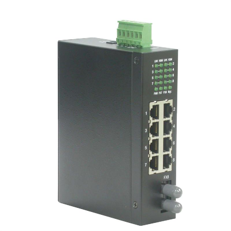 ROLINE Switch industriel 7x RJ-45, 1x ST, non administrable_0