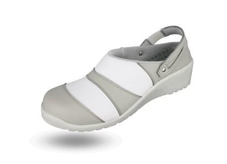 SABOT DE SÉCURITÉ BLANC/GRIS ADELINE T.41 - NORD'WAYS - ADE000141000B/GR