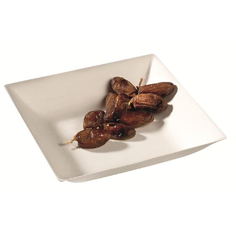 Saladier carré Imagine bagasse blanche 450ml - par 100_0