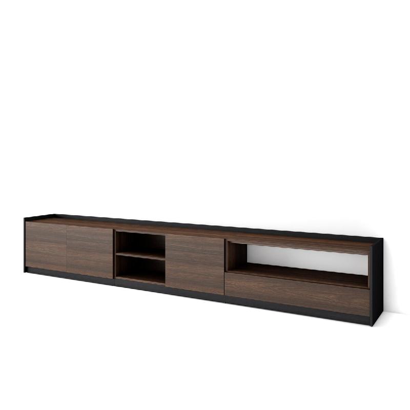 SKRAUT HOME Meuble TV, Banc Télé, 310x50x37 cm, Pour les TV jusqu'à 80