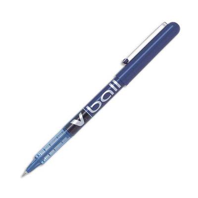 STYLO ROLLER PILOT V-BALL 05 - POINTE METAL 0.3 MM - ENCRE LIQUIDE BLEUE
