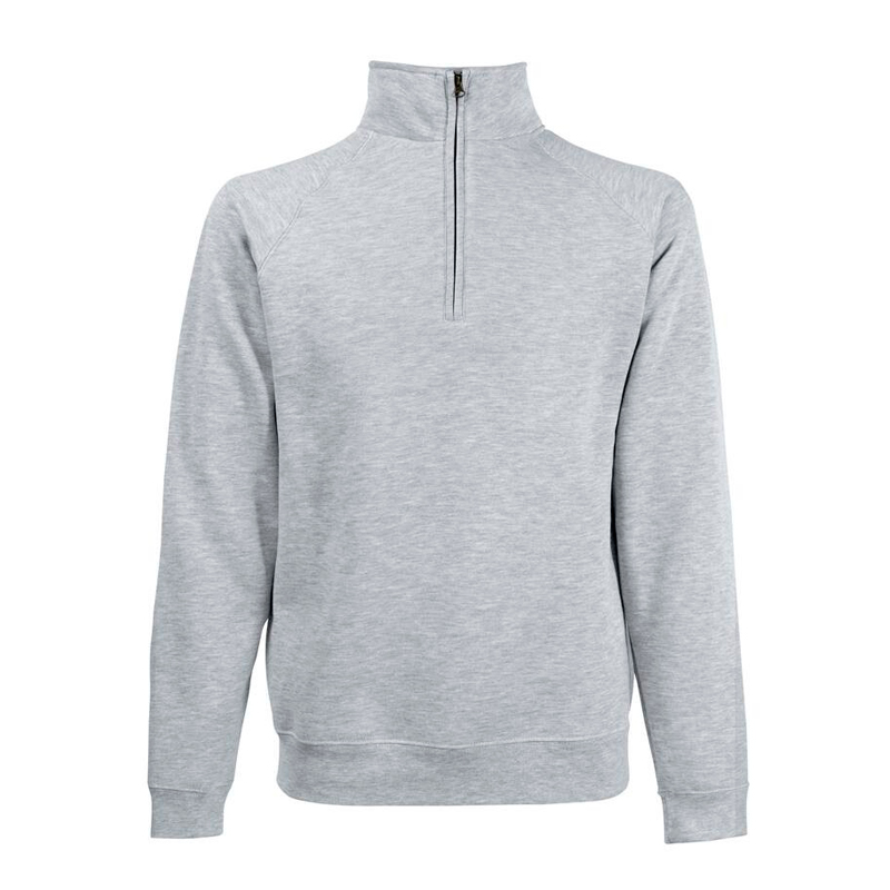 Sweat-shirt col zippé - 80% coton, 20% polyester - 280g - PCLF300-GC-S - Imbretex_0