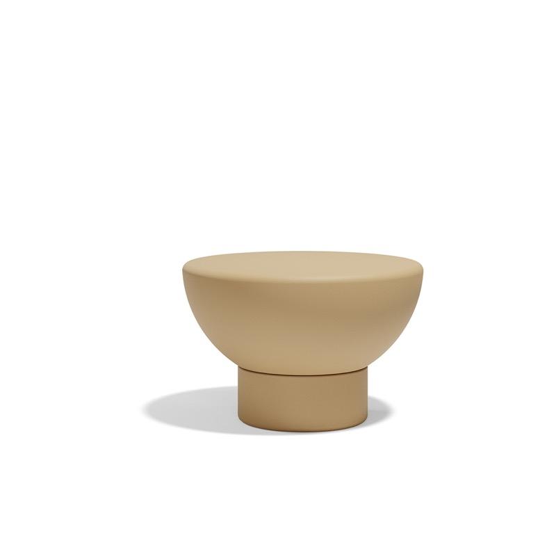 Table basse LUNA Ø60x40 - Camel_0