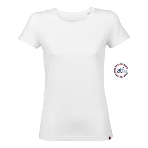 TEE-SHIRT PERSONNALISABLE FEMME EN COTON BLANC