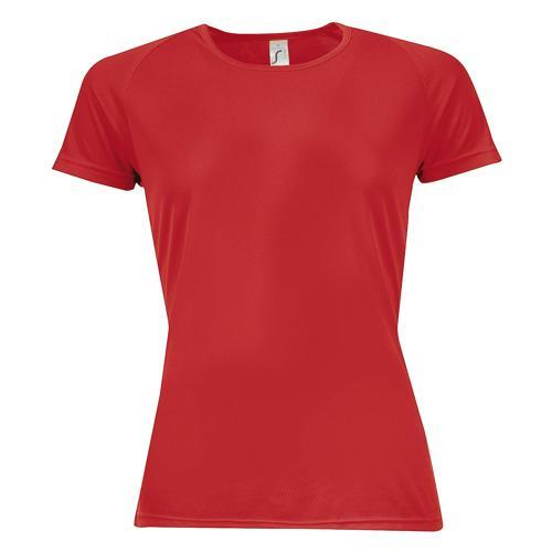 TEE-SHIRT PERSONNALISABLE MULTITECH PESFÉMININ ROUGE