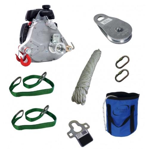 TREUIL THERMIQUE PCW5000 + KIT DE TIRAGE ECO 1000KG - PCW5911 PORTABLE WINCH
