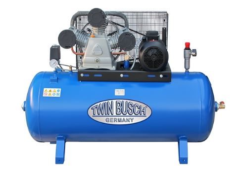 Tw 2801l - compresseur à air cuve horizontale 270 l - twin busch - 880 l / min_0