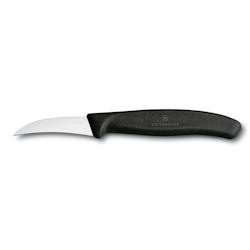 Victorinox Couteau de cuisine Swiss Classic 6 cm, à lame extra-tranchante et manche ergonomique, noir - noir inox 6.7503_0