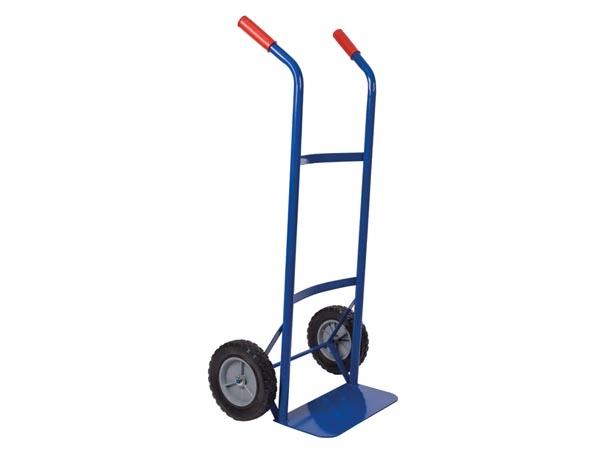 Diable de manutention - Charge max. 80 kg - QT103E - Base pliante 35x18 cm - Hauteur 110 cm_0